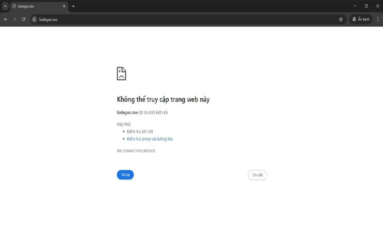Dấu hiệu trang bị chặn và cách xử lý khách hàng cần biết